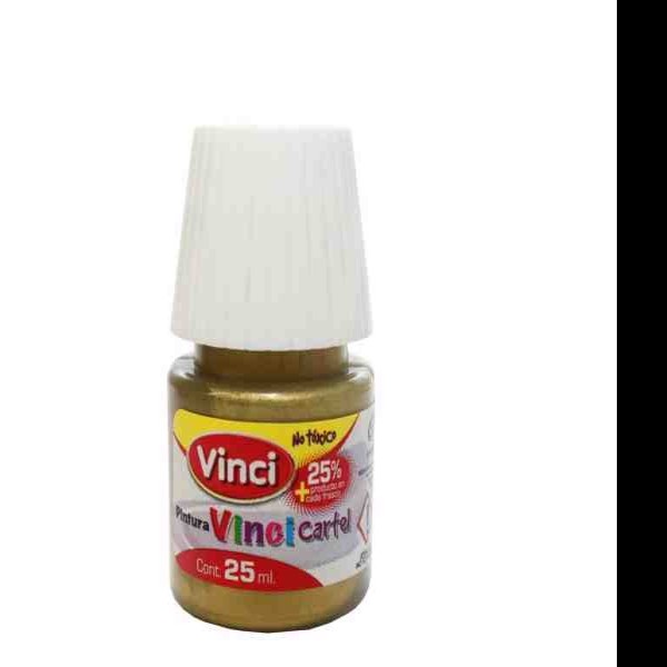 PINTURA CARTEL 68 VINCI 25ML.ORO RICO E.10 C.200